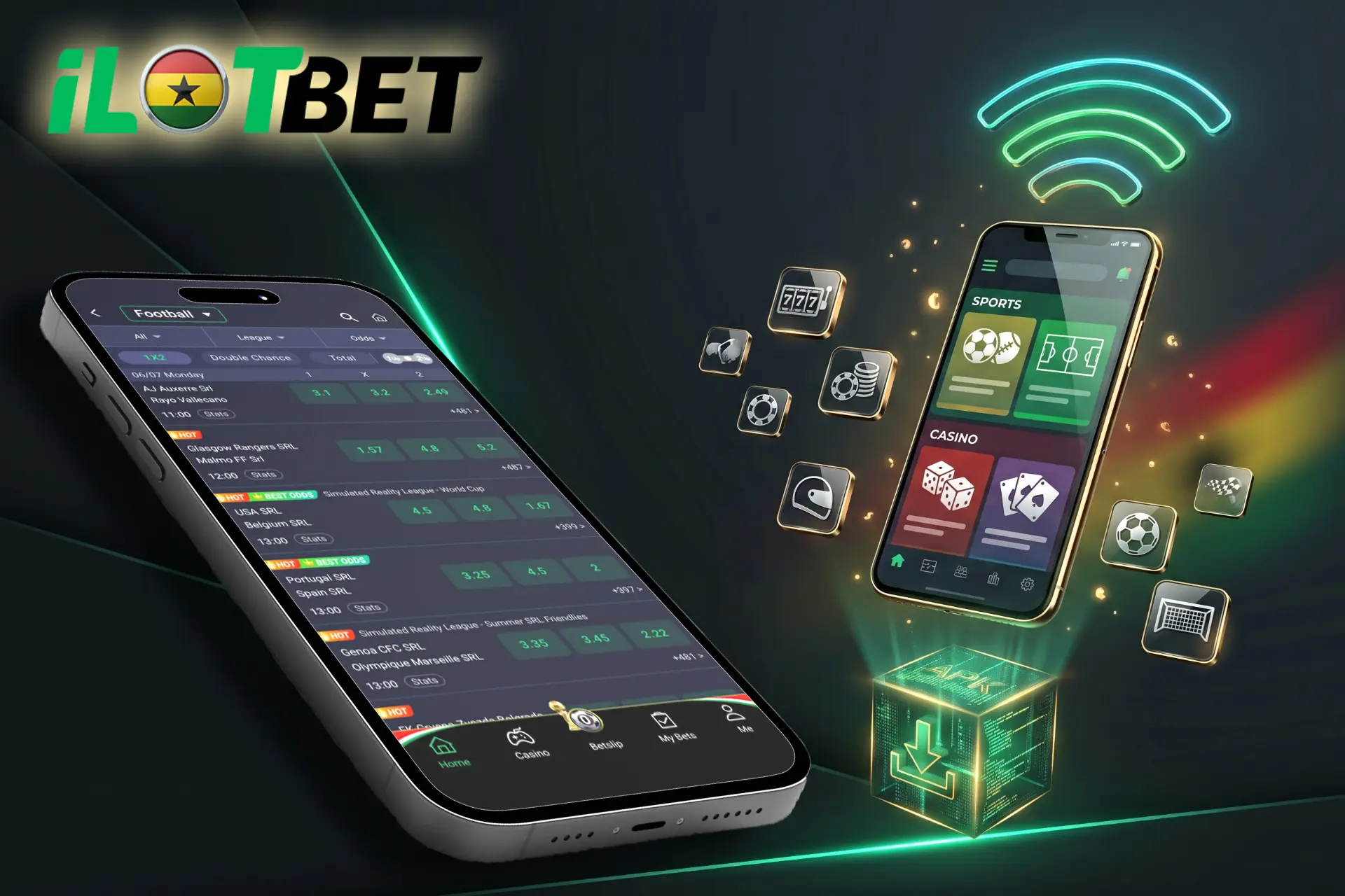 iLOTBET mobile app for Android with fast betting on the go.